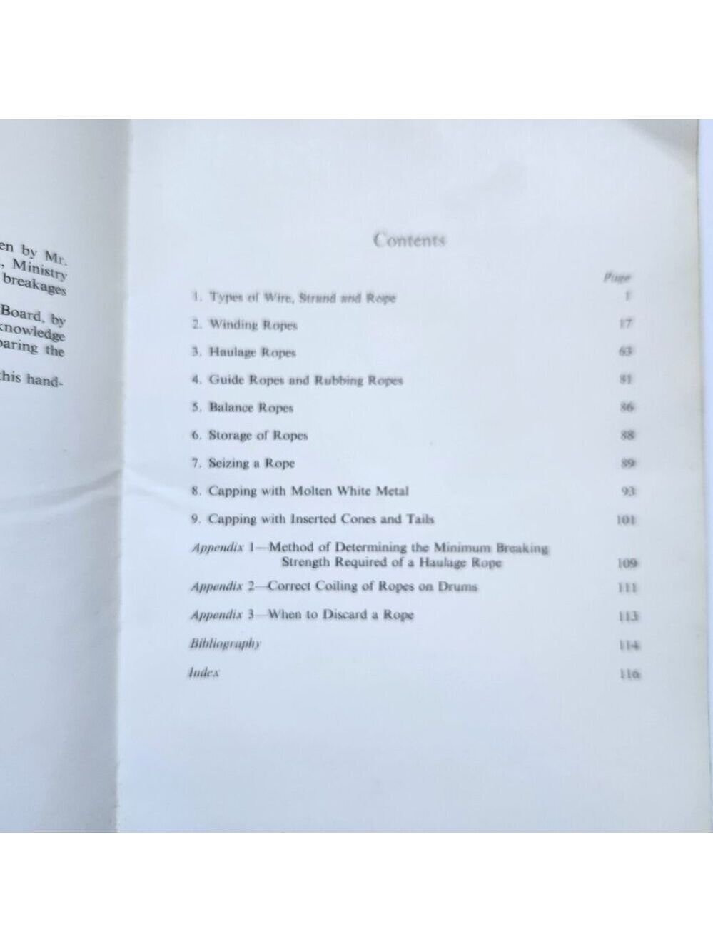 National Coal Board - Ropeman's Handbook 1966 Types of Rope Used for Mining Work - Picture 10 of 14